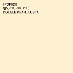 #FDF0D0 - Double Pearl Lusta Color Image